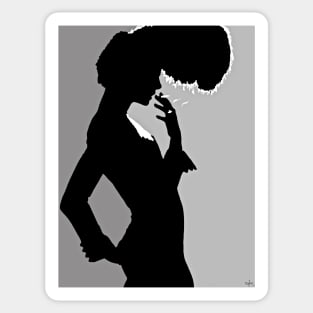 Femme Fatale c 1930 Provocateur Sticker